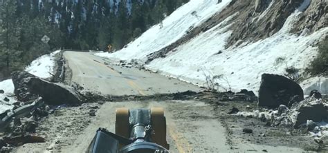 Photos Of Idaho Highway 21 Cleanup After Earthquake Kifi