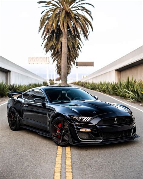 Pin By Craig Thomas On Ford Rules Black Mustang Super Cars Roush