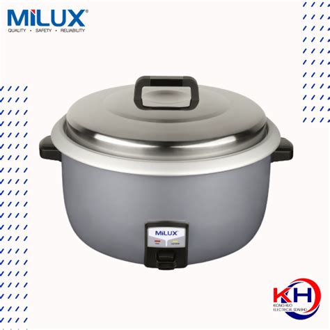 Milux L Commercial Large Rice Cooker Mrc Shopee Malaysia