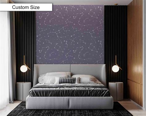 Grey Wallpaper Fairy Stars Wallpaper Astronomy Wall Mural Teen Peel