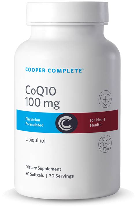 Buy 50 Mg Coq10 Ubiquinol Supplement Cooper Complete®