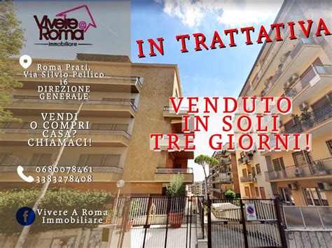 Vendita Appartamento Roma Trilocale In Via Gregorio Vii Ottimo Stato