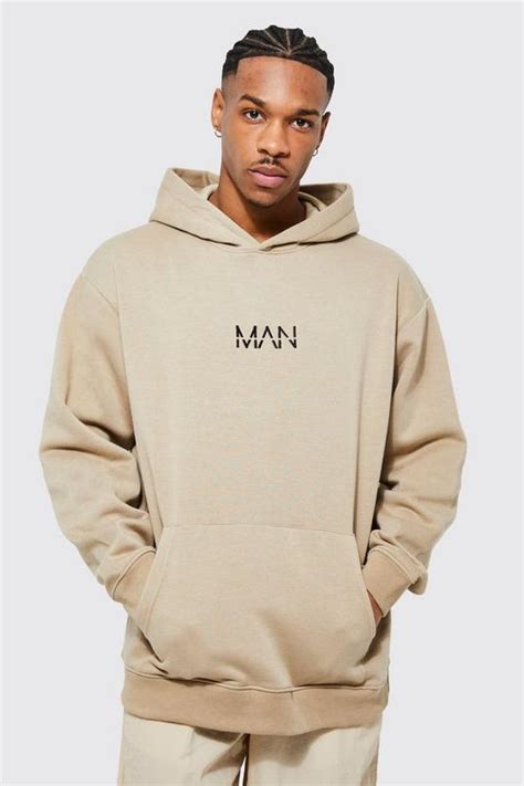 Man Oversized Hoodie Boohoo