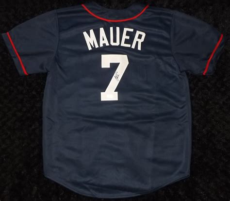 Lot Detail - JOE MAUER SIGNED TWINS JERSEY