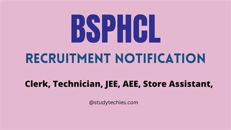 BSPHCL Recruitment 2024 2610 Posts For Various Positions