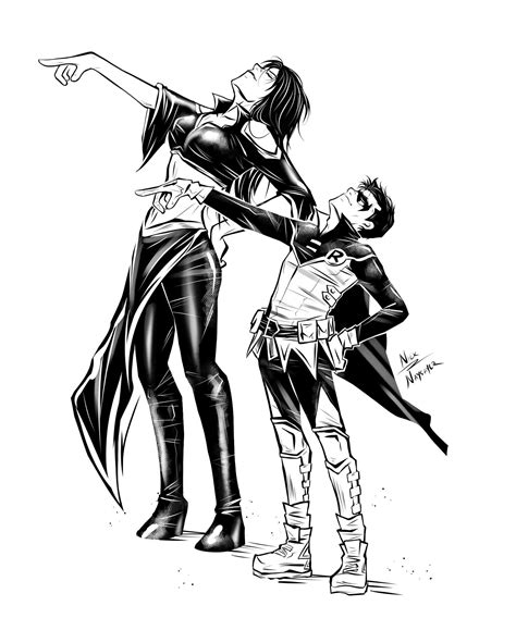 [fan Art] Talia And Damian 🌟🌟 R Dccomics