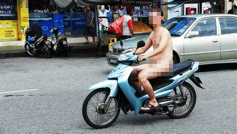 Cops Looking For Naked Male Motorcyclist In Teluk Intan Fmt