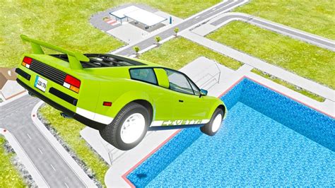 Car Jump Arena Madness 65 Beamng Drive Youtube