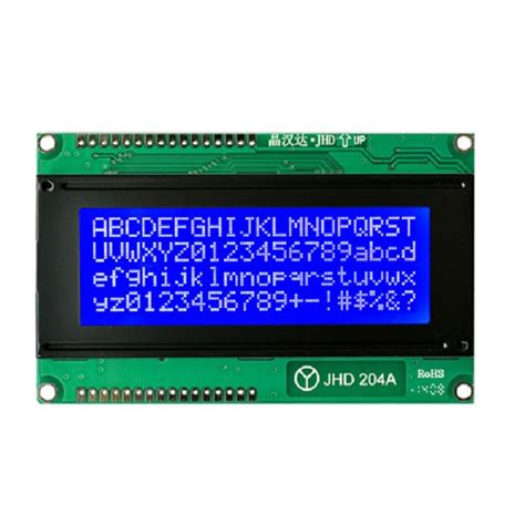 Buy Original Jhd 20x4 Character Lcd Display With Blue Backlight Online