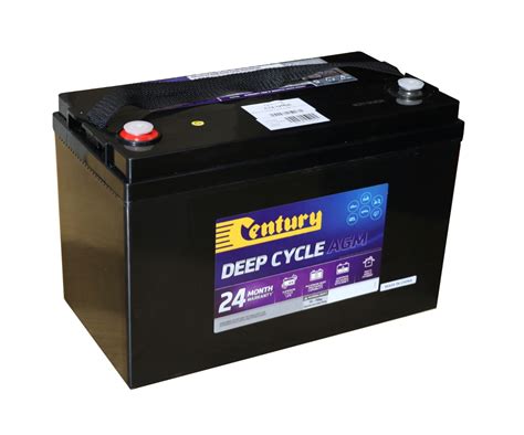 Century Battery: Deep Cycle AGM 12V 120AH - batteryshop.nz