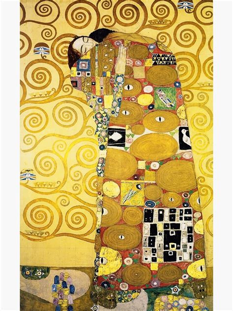 The Embrace Fulfilment By Gustav Klimt 1905 Poster By Allhistory