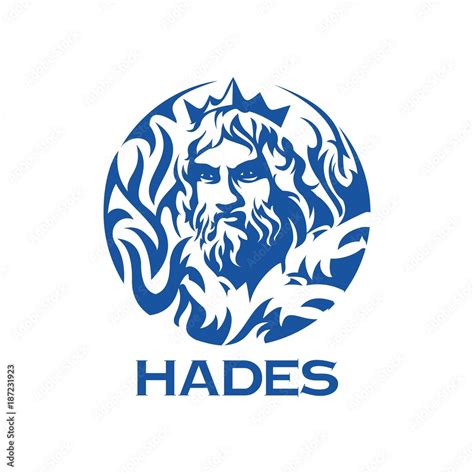 Greek God Hades Illustration Stock Vector Adobe Stock