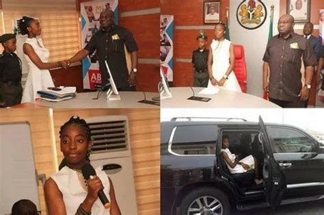 Stella Dimoko One Day 14 Year Old Abia Governor Awarded