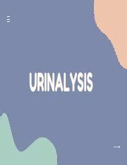 Comprehensive Guide to Urinalysis Procedures and Nursing | Course Hero