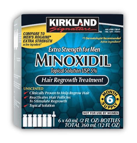 Bianchini Store Minoxidil Kirkland 6 Unidades Caixa Lacrada Envio