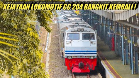 Berjaya Kembali Lokomotif Cc Kini Membawa Kereta Api Penumpang