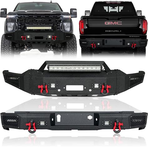 Amazon TIOYAR Front And Rear Bumper Black Texture Compatible With