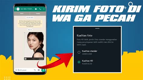 Cara Mengirim Foto Dan Video Dengan Kualitas Hd Di Whatsapp Youtube