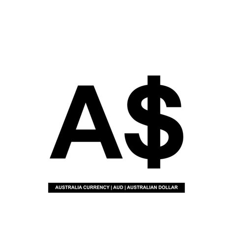 Australia Currency, AUD, Australian Dollar Icon symbol. Vector ...