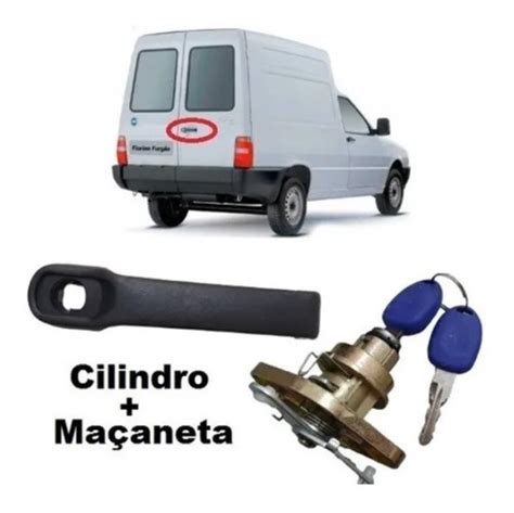 Kit Cilindro Maçaneta Porta Traseira Fiorino 2008 2009 2010 Frete grátis