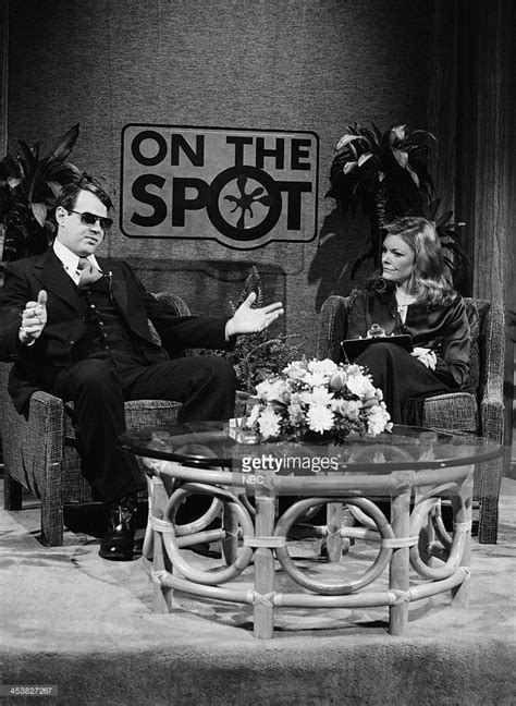 Dan Aykroyd as Irwin Mainway, Jane Curtin as Joan Face during the 'On ...