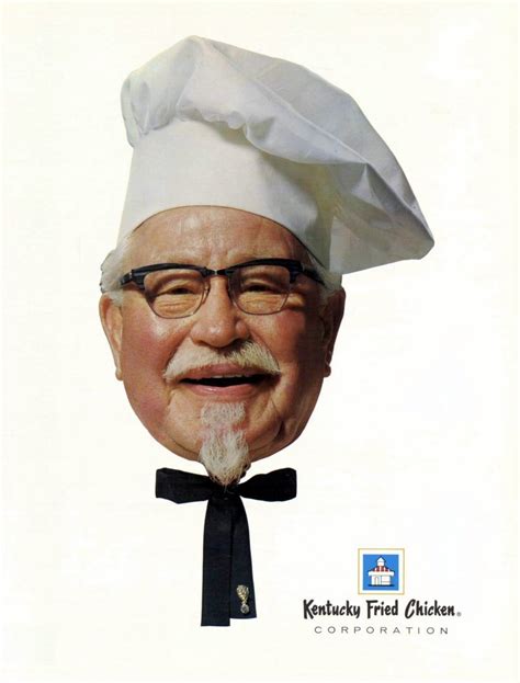 Vintage Kfc About Colonel Sanders And The Kentucky Fried Chicken Fast Food Chain S History