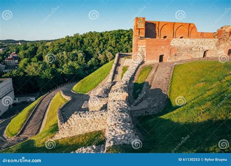 Upper Vilnius Castle Complex, is a Group of Stock Image - Image of ...