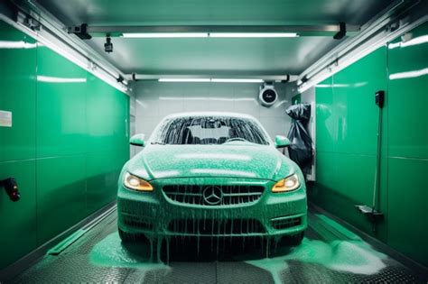 Premium AI Image Car Inside Powerful Touchless Car Wash