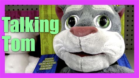 Talking Tom Talk Back Plush Toy Talking Tom Repeats Your Words Youtube