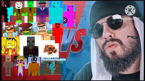 Turma Do Problems 17 Youtubers Vs Mussoumano Batalha De Youtubers