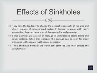 Sinkholes | PPT