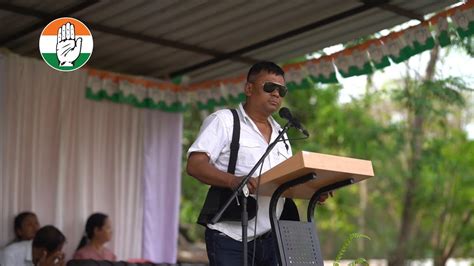 INC MP Candidate Saleng Sangma S Speech At Resubelpara