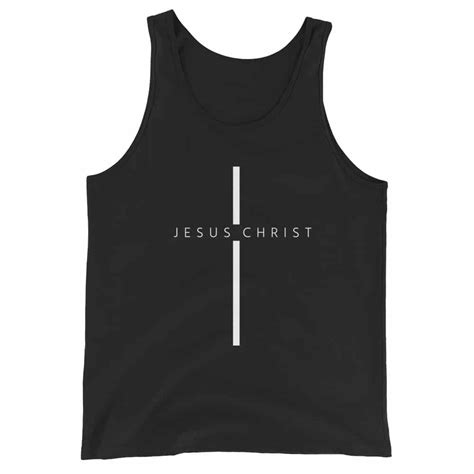 Jesus Christ Cross Christian Tank Top Fabrics Of Faith