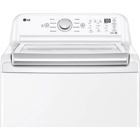 Lg 48 Cu Ft Mega Capacity Top Load Washer Wt7155cw