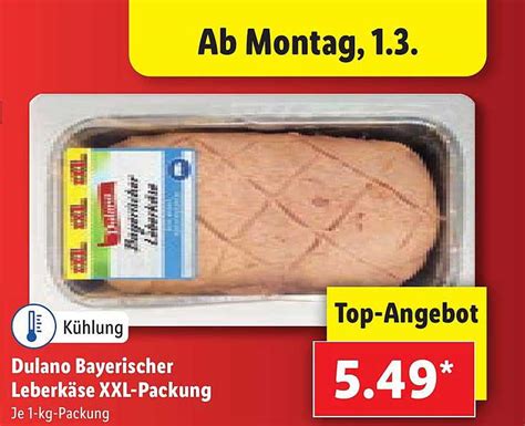 Dulano Bayerischer Leberk Se Xxl Packung Angebot Bei Lidl Prospekte De