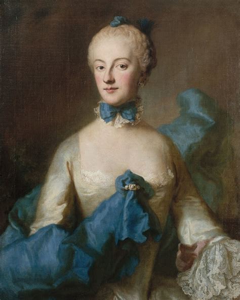 Portrait De Marie Anne Jos Phe De Bavi Re Margravine De Bade By Georg