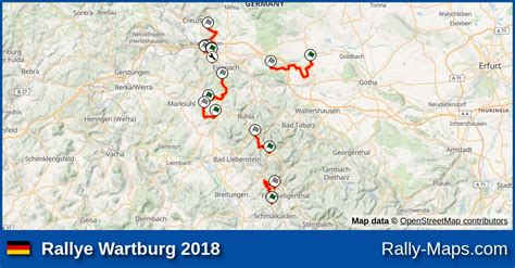 Streckenverlauf Rallye Wartburg Drm Rallyekarte De