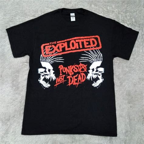 Jual The Exploited Punks Not Dead Official Tshirt Shopee Indonesia