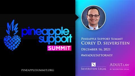 Corey D Silverstein To Speak At Pineapple Supports Mental Health