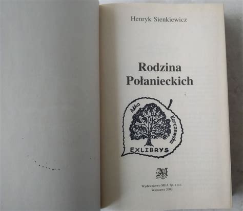 Rodzina Połanieckich Henryk Sienkiewicz Wyd MEA Katowice Kup teraz