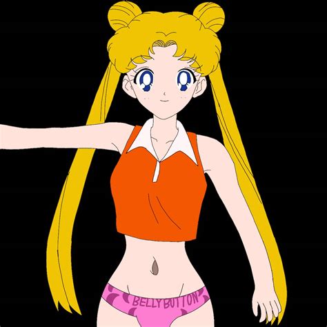 Usagi Tsukino S Belly Button Is Adorable By Jokingbrianx On Deviantart