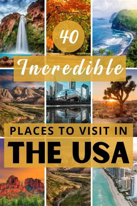 40 Best Places To Visit In The Us Map And Photos Rebecca And The World