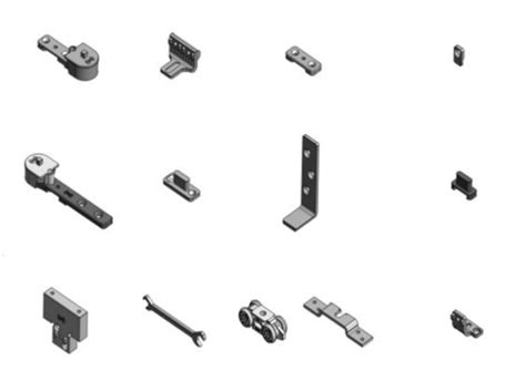 Henderson Husky Telescopic Kit 2 Door 3 Door And 4 Door Sim Kit 80kg Hardware And Panel Supplies