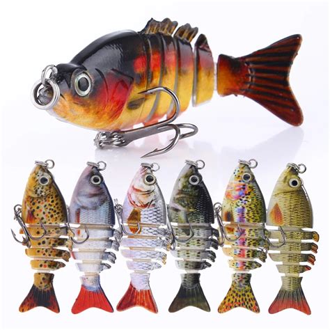 Mini Multi Jointed Swimbait Fishing Lure Segments Flexible Fish