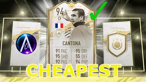 94 Cantona Prime Moments Icon Sbc Cheapest Solution Fifa21 Youtube