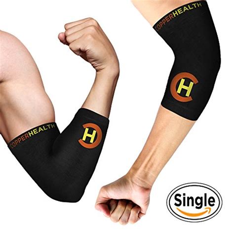 Copperhealth Copper Compression Elbow Sleeve Support Brace For Men And Women 1 Premium Fit