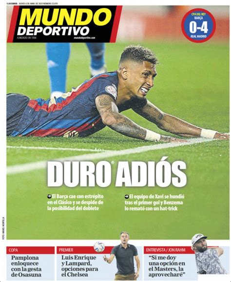 Las Portadas De Los Peri Dicos De Este Jueves De Abril El Imparcial