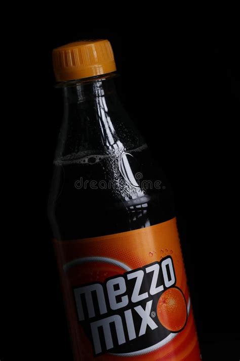 Mezzo Mix bottle editorial photography. Image of fanta - 114403642