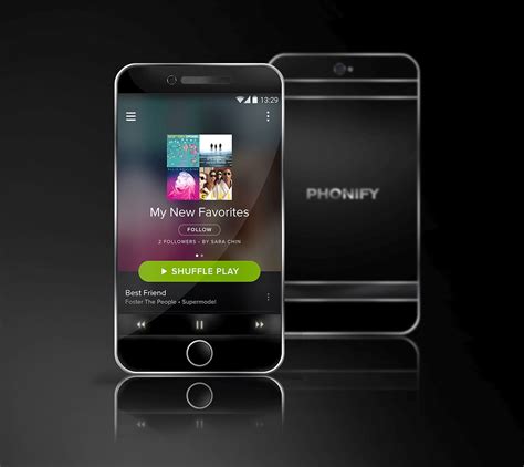 Phonify Concept Phone Is A Spotify Based Handset Concept Phones