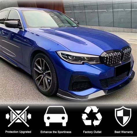 Bmw G20 M Sport M340i Carbon Fiber Front Lip Spoiler Exterior Mods Ahacarbon